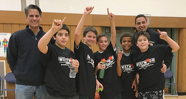 6th grade Westwood Basketball Jamboree Champions
