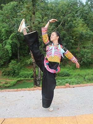 An accomplished dancer, Wellesley resident Angela Liu has spearheaded a program to bring ballet to China’s rural villages.