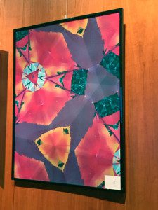 Brilliant shades of pink and purple burst from this photograph, in which one can see the distinct shapes and textures of the leaves. Photo by Mary Kate Nolan