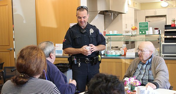 Seniors brew up conversations with cops