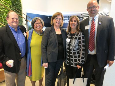 Jonathan Rappaport, Arts|Learning; San San Wong, Barr Foundation; Judy Salerno, Foundation for MetroWest; Jean Mineo, Cultural Alliance of Medfield; and Matt Wilson, MASSCreative.
