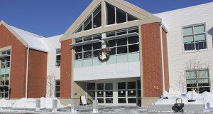 The Westwood Public Library cleared its parking lot and entrance early in the morning so that patrons could visit during the snow day.