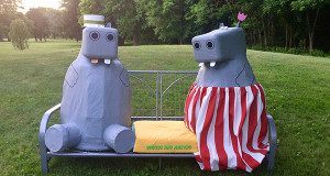 James Marshall’s George and Martha were just two literary characters making an appearance at Bird Park’s ‘Read All About It!’ art installation.Photos by Liz Hand Connolly