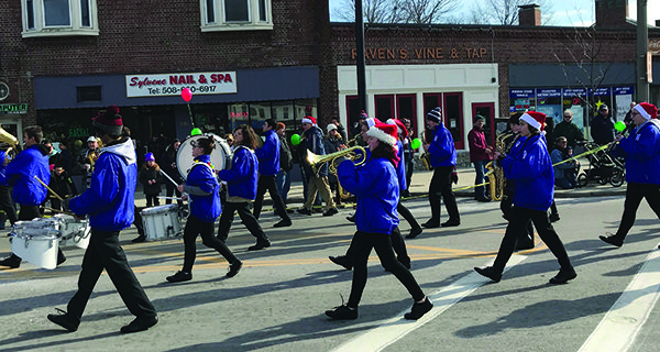Walpole celebrated the beginning of the holiday season with a parade on the common. Photos by Robby McKittrick