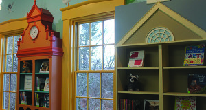 Native critters like the red fox are well represented among the artwork at the reimagined Fells Branch Library.