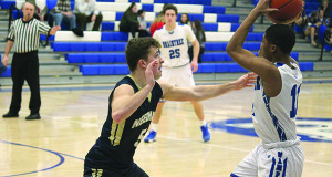 Jack Idelson’s defense was singled out by Coach Paul Liner as a difference-maker. Photos by James Kinneen