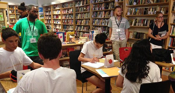 A YIP program visiting More than Words in Waltham, an organization that aims to provide court-involved youth with the skills they need for a successful future.