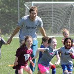 Kids learn soccer skills through play