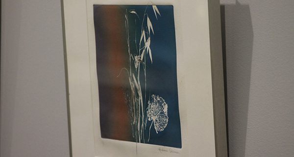 First place went to Adrienne Lederman’s monotype “Evening Leaves” Photos by James Kinneen